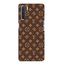 Чохли Луі Вітон для Oppo A91 (AlphaPrint - LOUIS VUITTON) (фон LOUIS VUITTON)