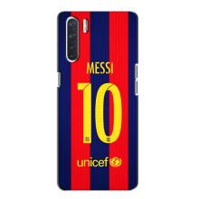 Чохли Мессі для Oppo A91 (AlphaPrint) (Messi Barca 10)