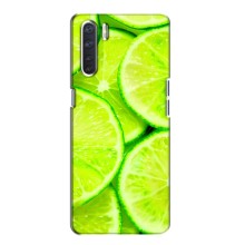 Чехлы с Фруктами для Oppo A91 (VPrint) (Лайм)
