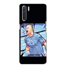 Чехлы с футболистом Ерлинг Холанд для Oppo A91 (AlphaPrint) (гол Эрлинг Холланд)