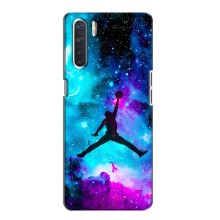Чехлы для Oppo A91 - с картинкой JORDAN (AlphaPrint) (Яркий Джордан)