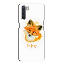 Чехлы с картинкой Лисички для Oppo A91 (VPrint) (Девочка Лиса)