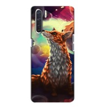 Чехлы с картинкой Лисички для Oppo A91 (VPrint) (Лисица в космосе)