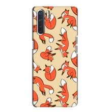 Чехлы с картинкой Лисички для Oppo A91 (VPrint) (Лисички)