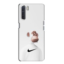 Чехлы с Обезьянами NFT для Oppo A91 (AlphaPrint) (обезьяна NFT Nike)