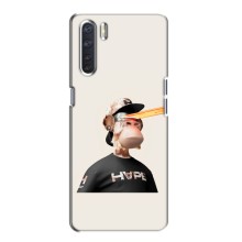 Чехлы с Обезьянами NFT для Oppo A91 (AlphaPrint) (обезьяна NFT в очках)