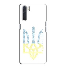 Чохли для Oppo A91 Укр. Символіка (AlphaPrint) (Герб з букв)