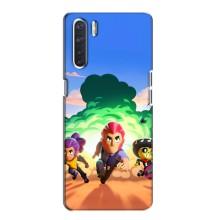 Чехол для Oppo A91 Бравл Старс (VPrint)