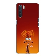 Чохол Головоломка для Oppo A91 - (AlphaPrint) – Тривожність