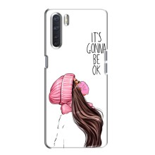 Чехол с печатью для Oppo A91 - (Мода) (AlphaPrint) (Коронавирус)