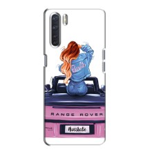 Чехол с печатью для Oppo A91 - (Мода) (AlphaPrint) (На машине)