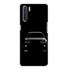 Чехол для Оппо А91 - с принтом БМВ (AlphaPrint) (Машина BMW)