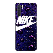 Чехол для Oppo A91 - с принтом Найк (AlphaPrint) (Найк принт)