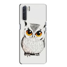 Чехол с птицами на Oppo A91 (VPrint) (Милая Сова)