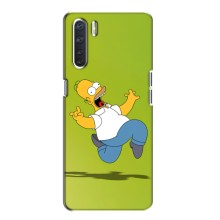 Чехол с Симпсонами для Oppo A91 (VPrint) (Гомер Симпсон)