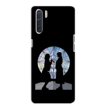 Чехлы Венсдей на Oppo A91 Уэнсдей (AlphaPrint) (комната Уэнздей)