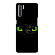 Чохол дракон Беззубик для Oppo A91 – Очі Беззубика