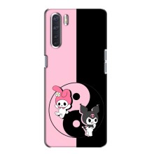Чехол с кроликом Куроми на Oppo A91 (Куроми Инь Янь)