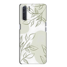 Чехол цветочный дизайн для Oppo A91