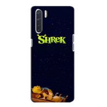 Чохол з мультфільмом Шрек на Oppo A91 – Шрек лого