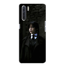 Чехол с дизайном Венздей 2 на Oppo A91 – Уэнсдей в костюме