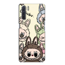 Чохол з Лабубу на Oppo A91 – Колаж Лабубу