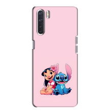 Чехол с принтом Стич на Oppo A91 (Лило и Стич)