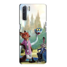 Чохол Зоотрополіс на Oppo A91 – Нік Джуді і змія