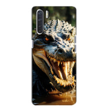Чехол с картинкой «Хищники» для Oppo A91 – Крокодил