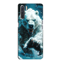 Чехол с картинкой «Хищники» для Oppo A91 – Медведь