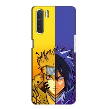 Купить Чехлы на телефон с принтом Anime для Оппо А91 – Naruto Vs Sasuke