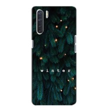 Новорічні, Святкові Чохли для Oppo A91 - 2024 год – Winter