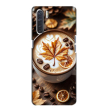 Чохол з унікальним дизайном 'Осінь з кавою' для Oppo A91 – Пряна кава