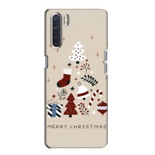 Різдвяні Чохли для Oppo A91 (VPrint) (Merry Christmas)