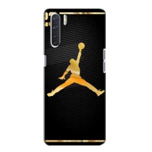 Силиконовый Чехол Nike Air Jordan на Оппо А91 (Джордан 23)