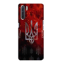 Украинские Чехлы для Oppo A91 с картинкой УПА (AlphaPrint) (ГЕРБ УПА)