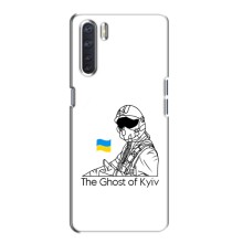 Защитные чехлы (Призрак Киева) для Oppo A91 (AlphaPrint) (Летчик Киева)
