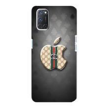 Чехлы ГУЧЧИ для Оппо А92 (AlphaPrint) (Apple gucci)