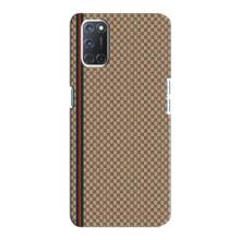 Чехлы ГУЧЧИ для Оппо А92 (AlphaPrint) (Гуччи полоса)
