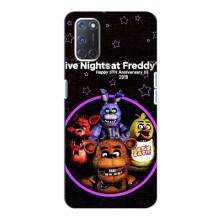 Чехлы Пять ночей с Фредди для Оппо А92 (Лого Фредди)