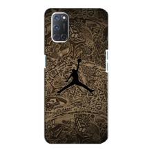 Чехлы для Oppo A92 - с картинкой JORDAN (AlphaPrint) (Logo Jordan)