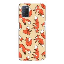 Чехлы с картинкой Лисички для Oppo A92 (VPrint) (Лисички)