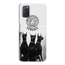 Чохли VERSACE для OPPO А92 (PREMIUMPrint) – Доберман Версаче