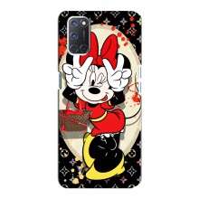 Чохол Disney Mouse Oppo A92 (PREMIUMPrint) – Мінні peace