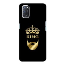 Чохол (Корона на чорному фоні) для Оппо А92 – KING