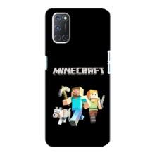 Чехол Майнкрафт на Oppo A92 (AlphaPrint) Minecraft