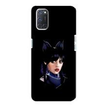Чехлы Венсдей на Oppo A92 Уэнсдей (AlphaPrint) (серьезная Уэнздей)