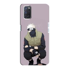 Чехол с символикой Аниме для Oppo A92 (Герой Какаши)