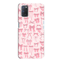 Чехол банты для Oppo A92 – Фон бантики