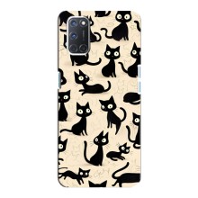 Чехол с рисунком кот на Oppo A92